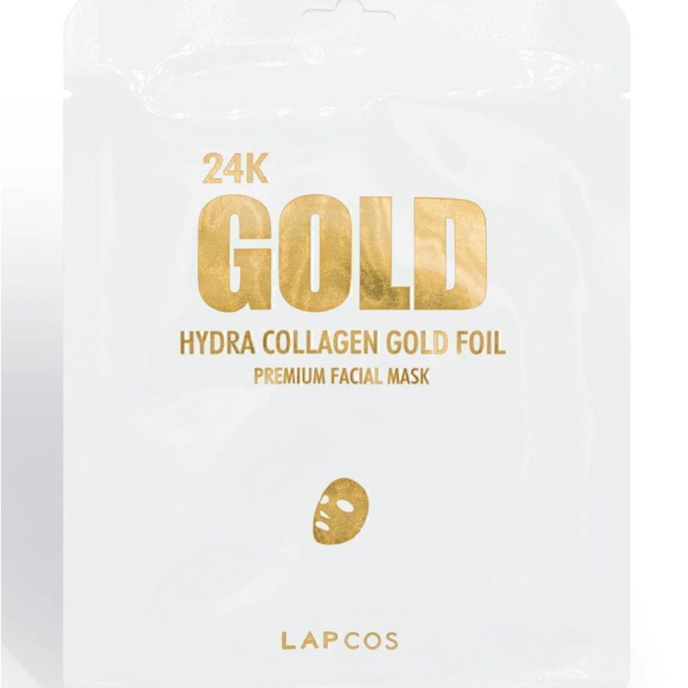 NWT Lapcos 24K Gold Hydra Collagen Gold Foil Mask